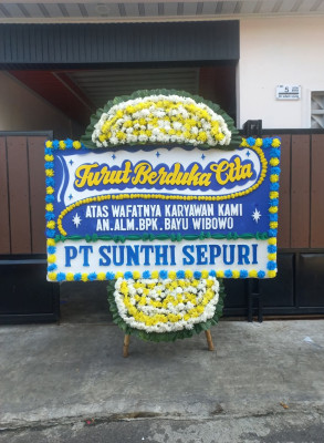 Papan Bunga Duka di Cikaramas