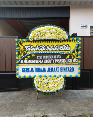 Papan Bunga Duka di Cikaramas